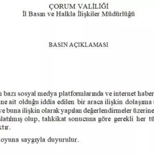 corum valiliginden arac goruntulerine tahkikat sDC7wzau