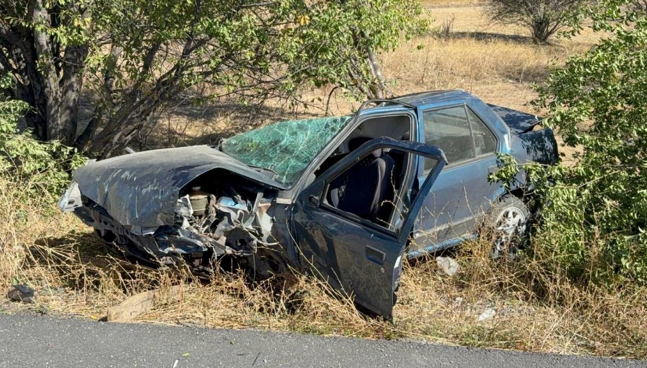 direksiyon hakimiyetini kaybeden surucu agaca carparak takla atti xrf5OOVC