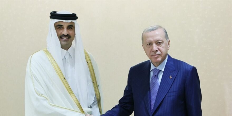 Erdoğan ve Katar Emiri Al Sani’den Telekonferansla Stratejik Görüşme